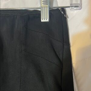 Zara Velvet Zipped Elegant Black Trousers